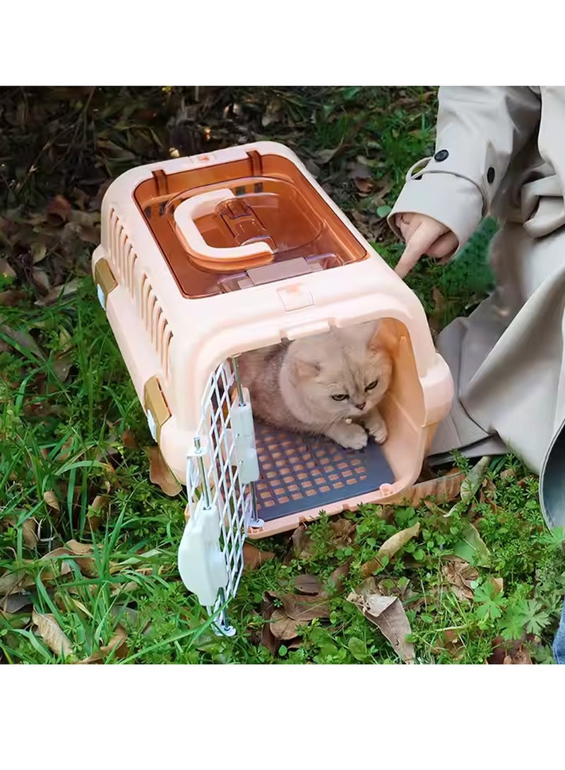 Durable Pet Crate for Small and Medium Dogs, Cats, and Small Animals – Lightweight, Washable, with Top & Front Opening Door, Ventilated, Travel-Friendly, and Easy Assembly - Image 4