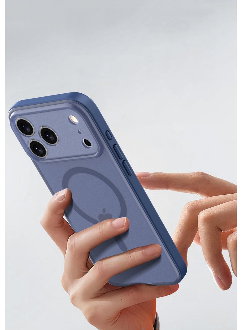 general Magnetic Case for iPhone 17 Pro 6.3-Inch Compatible with MagSafe, Translucent Matte Back Slim Minimalist Shockproof Phone Cover - Image 2