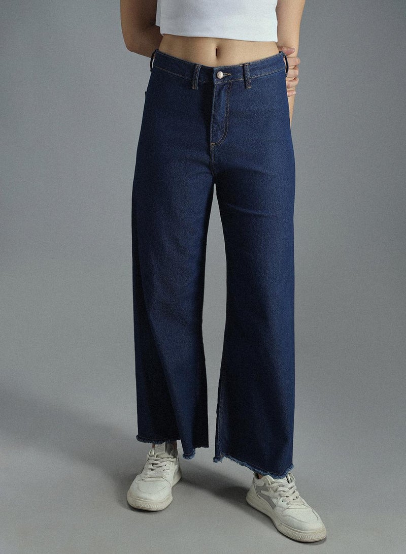 HIGH STAR Slim Fit Indigo Jeans for Women, High-Rise - Image 1