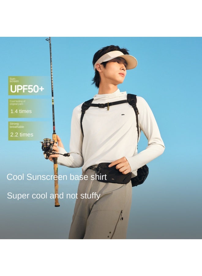 Cool Heat-resistant】new Lightweight Breathable Sun Protection T-shirt For Men, Outdoor Sports Moisture-wicking Quick-dry T-shirt - Image 2