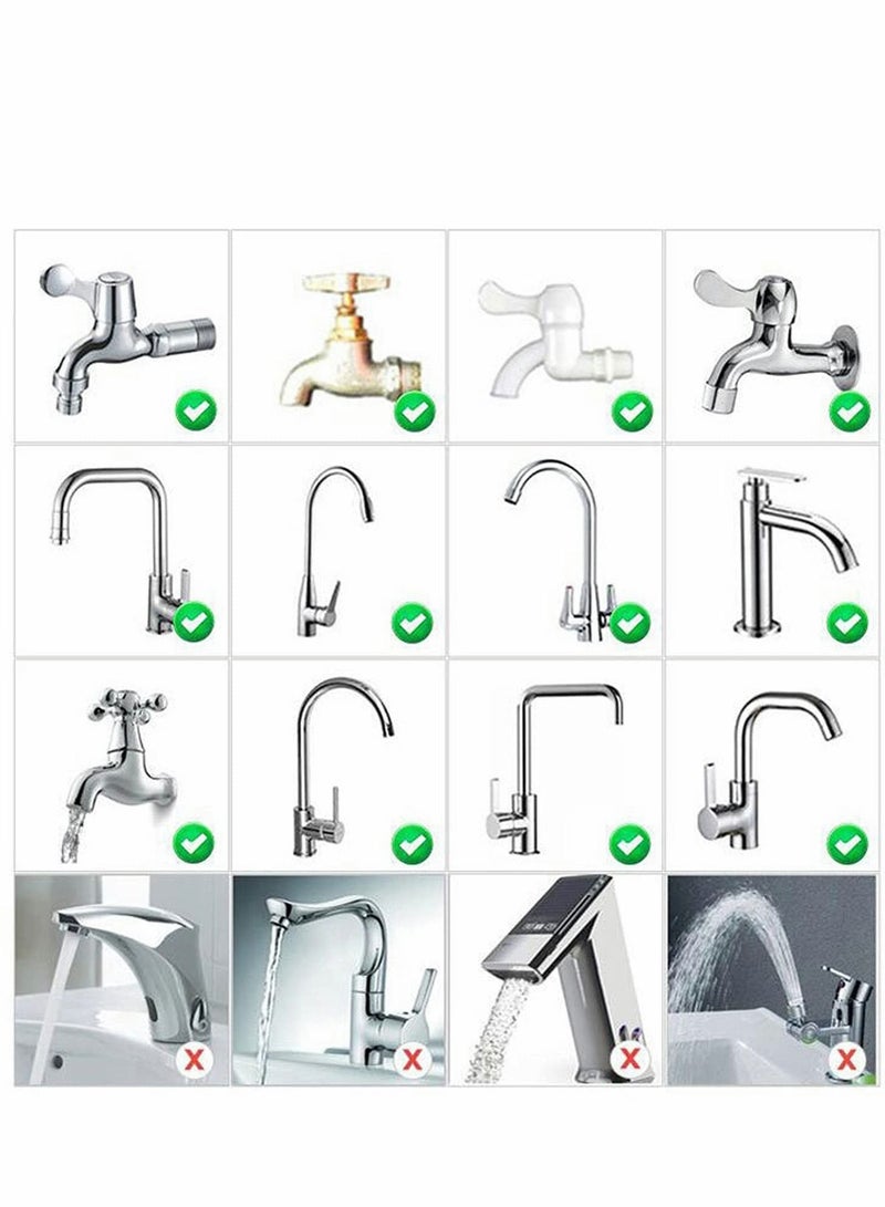 3 Pack Activated Carbon Faucet Water Filters Universal Interface Home Kitchen Faucet Tap Water Clean Purifier Filter Cartridge Six Layer Water Filter  - Image 4
