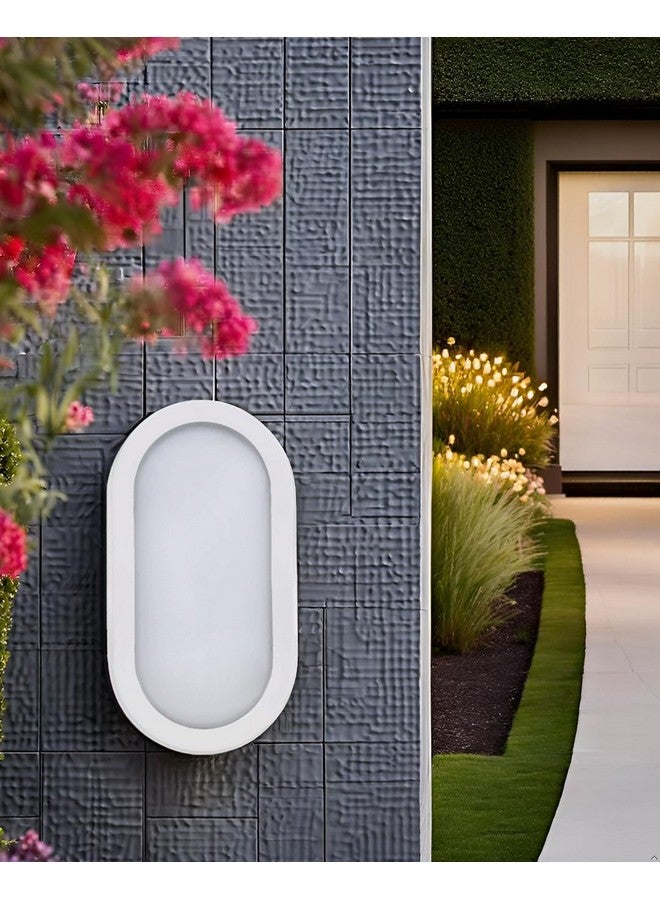 Forus 10W LED Bulkhead Outdoor Lights, 3 Years Warranty Bulkhead Light, for Home Entrance, Gate, Path, Boundary, Garden, Washroom, Outdoor Porch & Patio Light, Waterproof - IP65, Cool White- 1PC - Image 1