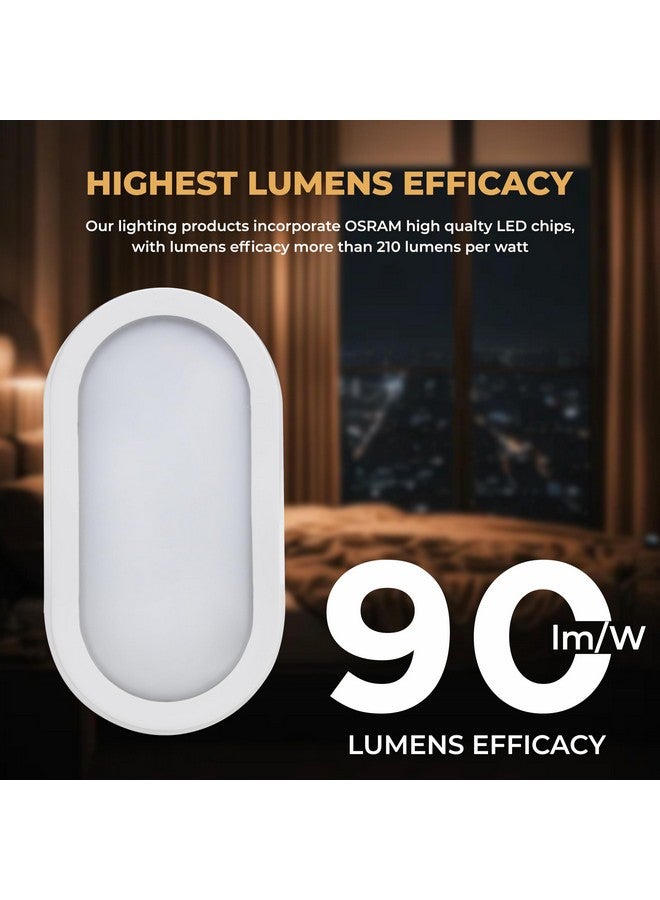 Forus 10W LED Bulkhead Outdoor Lights, 3 Years Warranty Bulkhead Light, for Home Entrance, Gate, Path, Boundary, Garden, Washroom, Outdoor Porch & Patio Light, Waterproof - IP65, Cool White- 1PC - Image 3