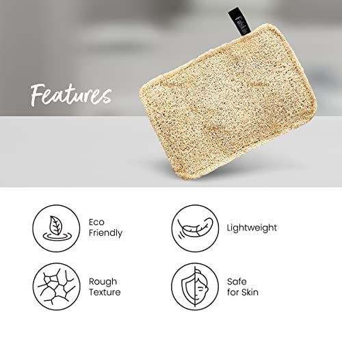 Fabskin Natural Organic Sun Dried Bath Loofah | Body Sponge & Scrubber for Men & Women | Organic Luffa for Bath Shower Skin Exfoliation - Image 5