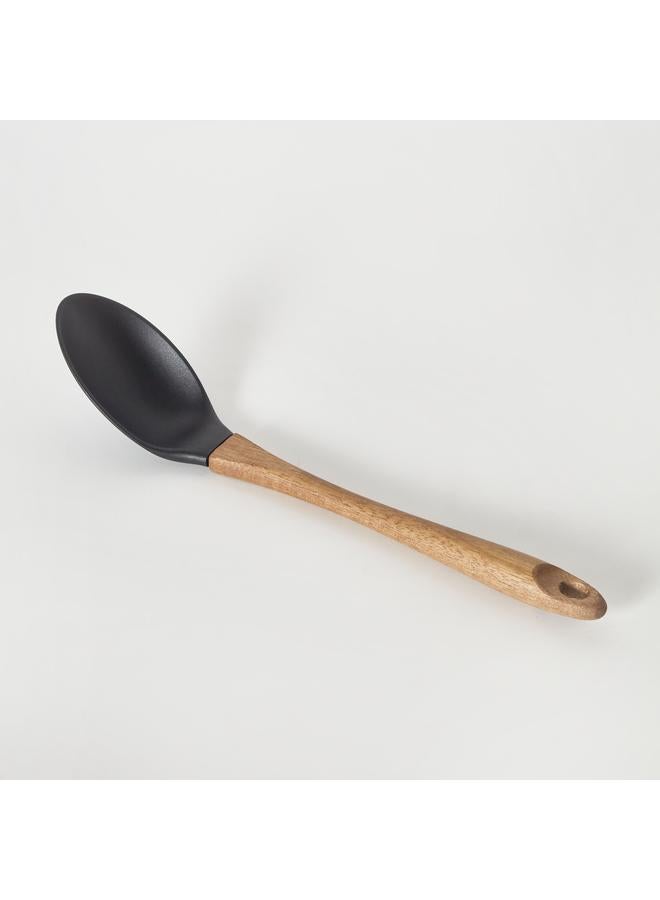 FACKELMANN Nylon Solid Serving Spoon With Wooden Handle - Image 5