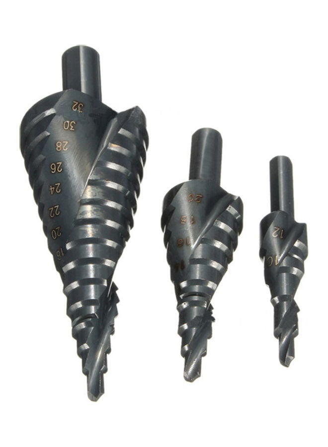 NIBEMINENT 3-Piece HSS Drill Bit Set Black - Image 5