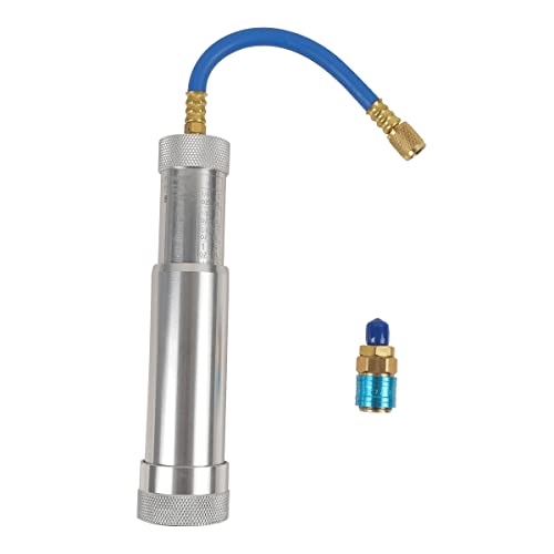 CMTOOL AC Oil and Dye Injector Tool with Scale, R134A Compressor Oil Injector Kit, Car A/C Kit with Snap Quick Coupler, HVAC Tool - Image 1