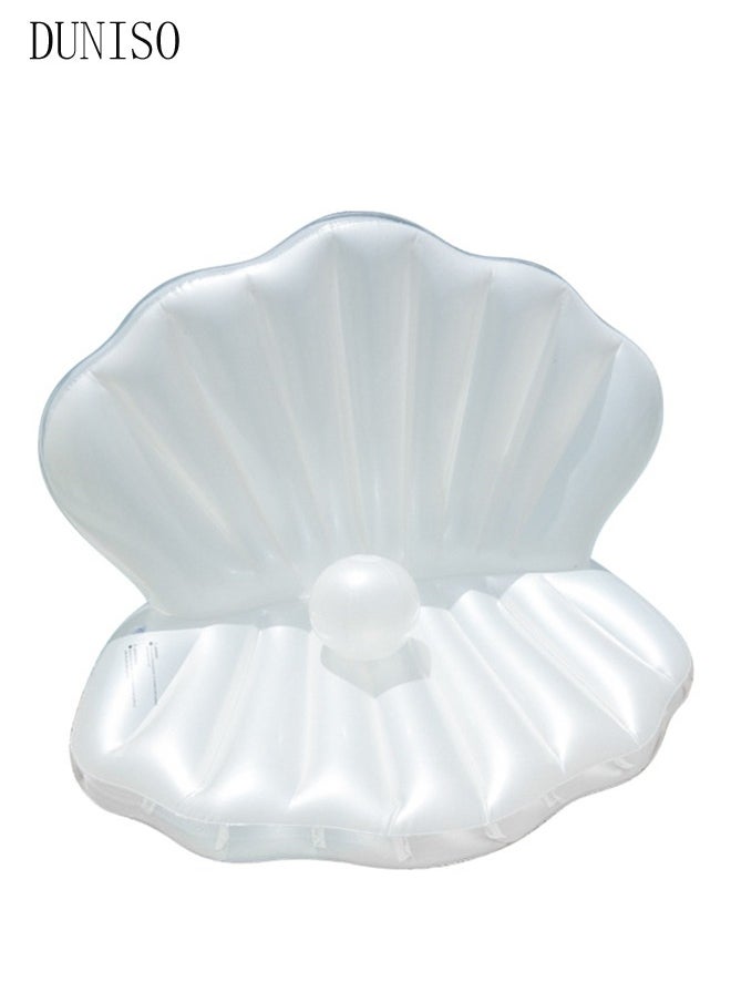 Swimming Pool Inflatable Seashell Float Seashell Inflatable Pool Float Seashell Mermaid Theme Party Floating Ball Giant Air Mattresses Floating Bed Mattress Beach