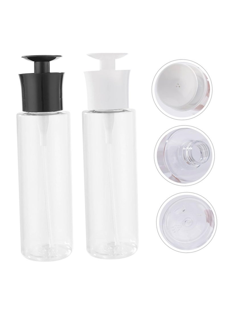 SOLARAE 2-Pack Travel Lotion Dispenser Pump Bottles, Push-Type PP Liquid Dispensers, Compact Little Bottles for Travel, Easy Dispensing, Convenient for Lotions, Liquids, and More - Image 4