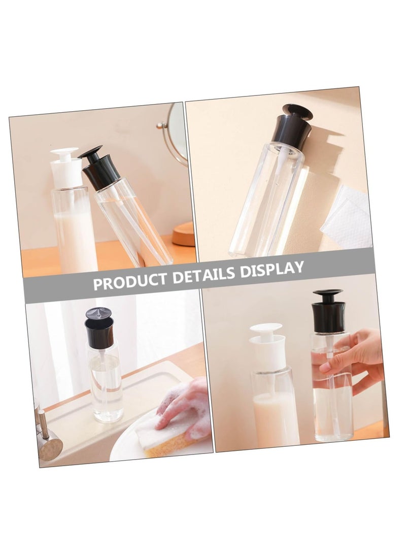 SOLARAE 2-Pack Travel Lotion Dispenser Pump Bottles, Push-Type PP Liquid Dispensers, Compact Little Bottles for Travel, Easy Dispensing, Convenient for Lotions, Liquids, and More - Image 5