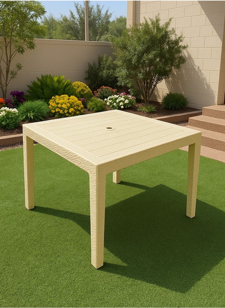 ALMUFARREJ - Dining table for kitchen and open space made of strong plastic 80cm without chairs - Image 1