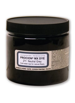 Jacquard Procion Mx Dye Undisputed King Of Tie Dye Powder Neutral Grey 8 Oz Cold Water Fiber Reactive Dye Made In Usa  - Image 1