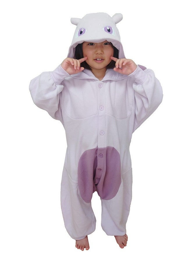 سازاك بدلة Kigurumi Pokemon Mewtwo Onesie لزي الهالوين للأطفال مقاس (59 عامًا) أرجواني - Image 2