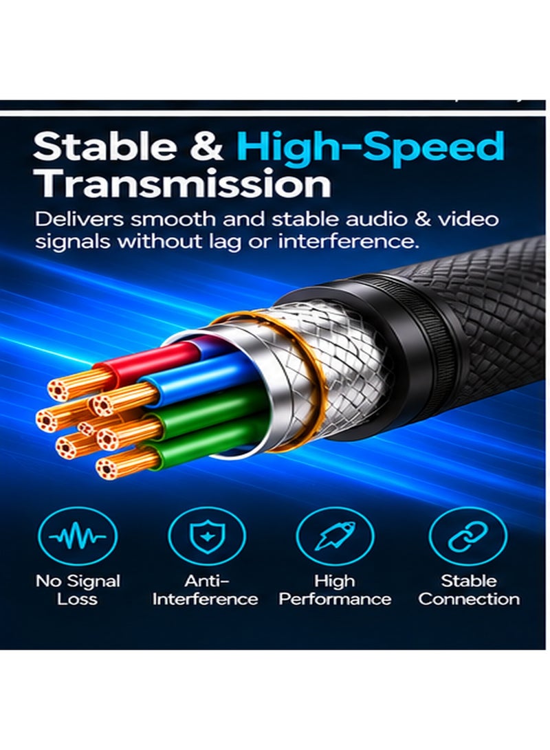 أونتن كابل Onten OTN-9538 من USB Type-C إلى DisplayPort، كابل محول فيديو عالي السرعة بدقة 4K بمعدل 60 هرتز لأجهزة الكمبيوتر المحمولة، وأجهزة MacBook، والأجهزة اللوحية، والهواتف الذكية إلى شاشات DisplayPort، وأجهزة العرض، وأجهزة التلفزيون، كابل التوصيل والتشغيل للألعاب، والمكاتب، والعروض التقديمية - Image 5
