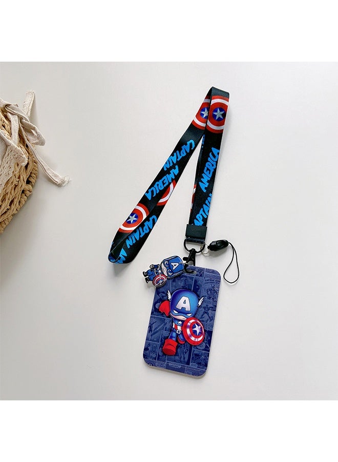 مارفل حامل بطاقات هوية بنقشة كرتونية لطيفة، قطعتان - Image 4