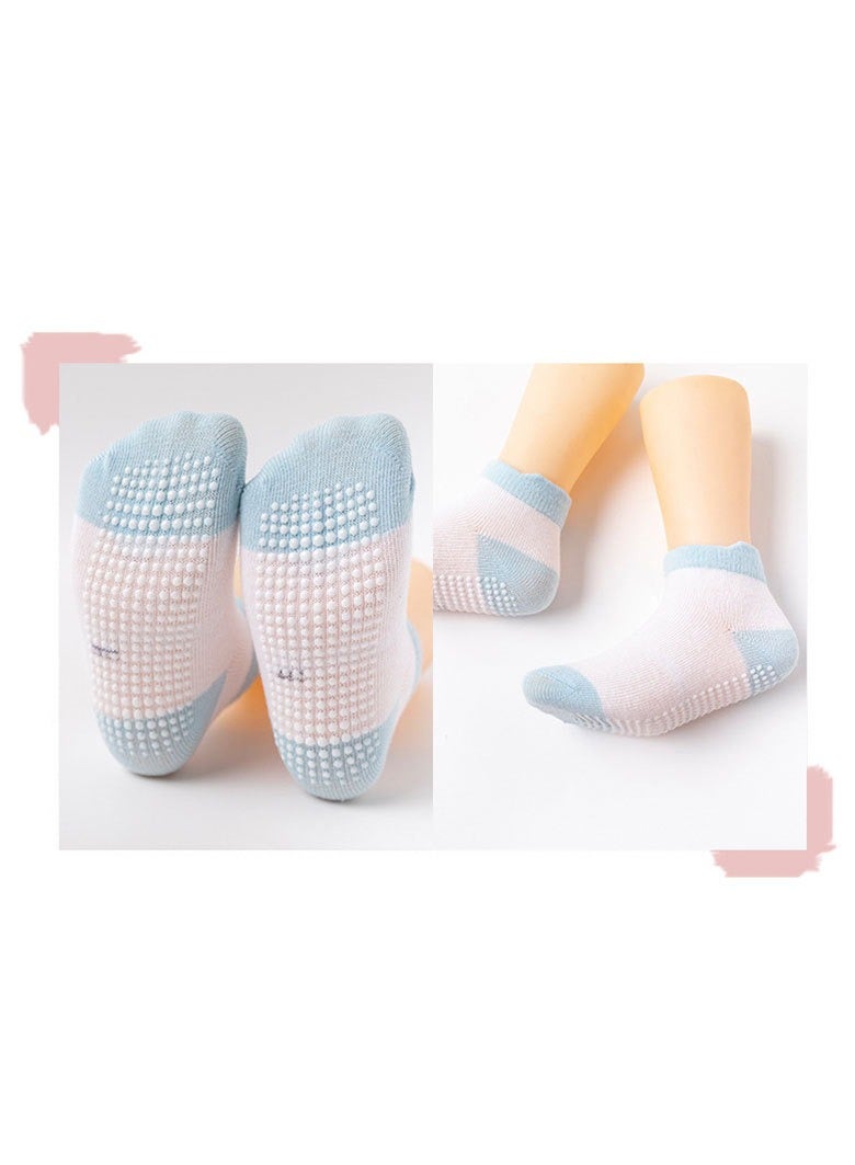 6 Pairs Of Anti-Slip Dispensing Glue Children's Socks Boys' Pure Cotton Socks S Size - Image 5