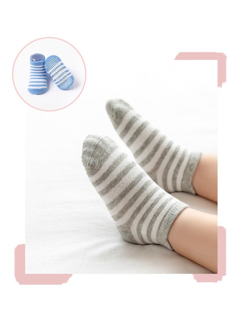 6 Pairs Of Anti-Slip Dispensing Glue Children's Socks Boys' Pure Cotton Socks S Size - Image 3