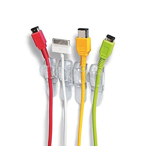 Command 3M Command 17017CLR Cord Clips White 4 Clips and 5 Strips Pack of 5  - Image 2