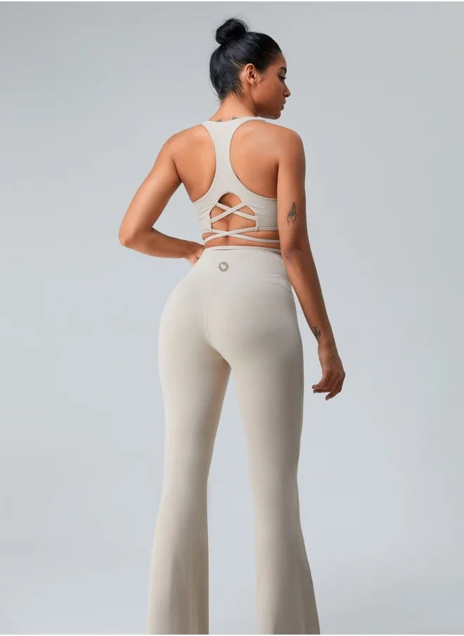 كون.يوغا Womens X Back Sports Bra