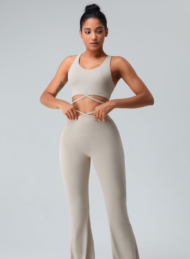 KAWN.YOGA Womens X Back Sports Bra - Image 4