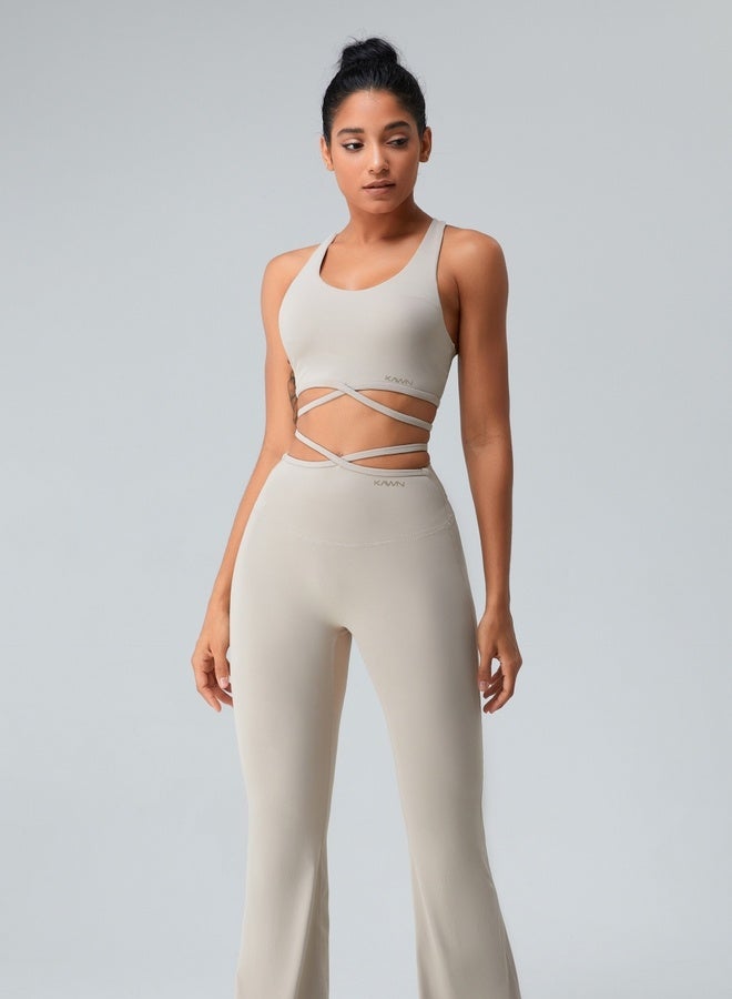 KAWN.YOGA Womens X Back Sports Bra - Image 3