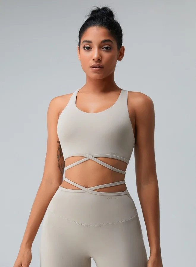 KAWN.YOGA Womens X Back Sports Bra