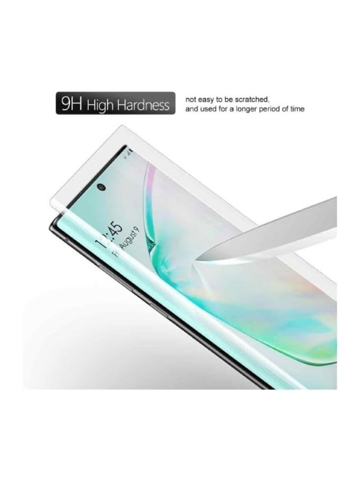 ليتو واقي شاشة Lito oppo Reno 12 pro 5G Premium UV Liquid Glue من الزجاج المقوى مع تغطية من الحافة إلى الحافة - Image 5