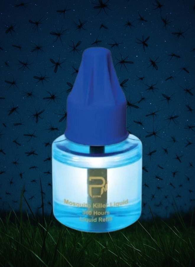 بيرون 10 قطع عبوة غيار سائل بيرون لجهاز قاتل الناموس 1080 ساعة ذو ريحة عطرية جميلة 45مل - Image 2