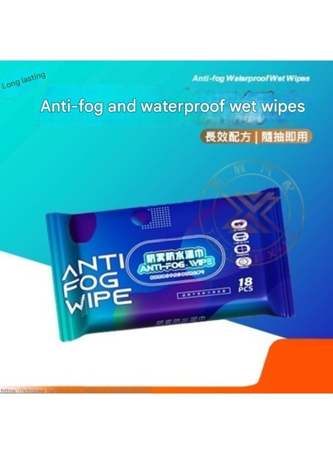 SNH Anti-Fog & Waterproof Wipes for Car Glass and Eyewear (18 PCS) - Image 3