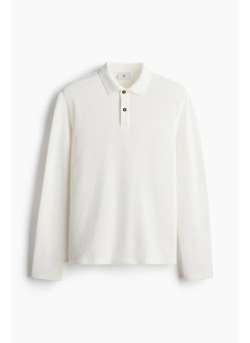 H&M Regular Fit Piqué Polo Shirt