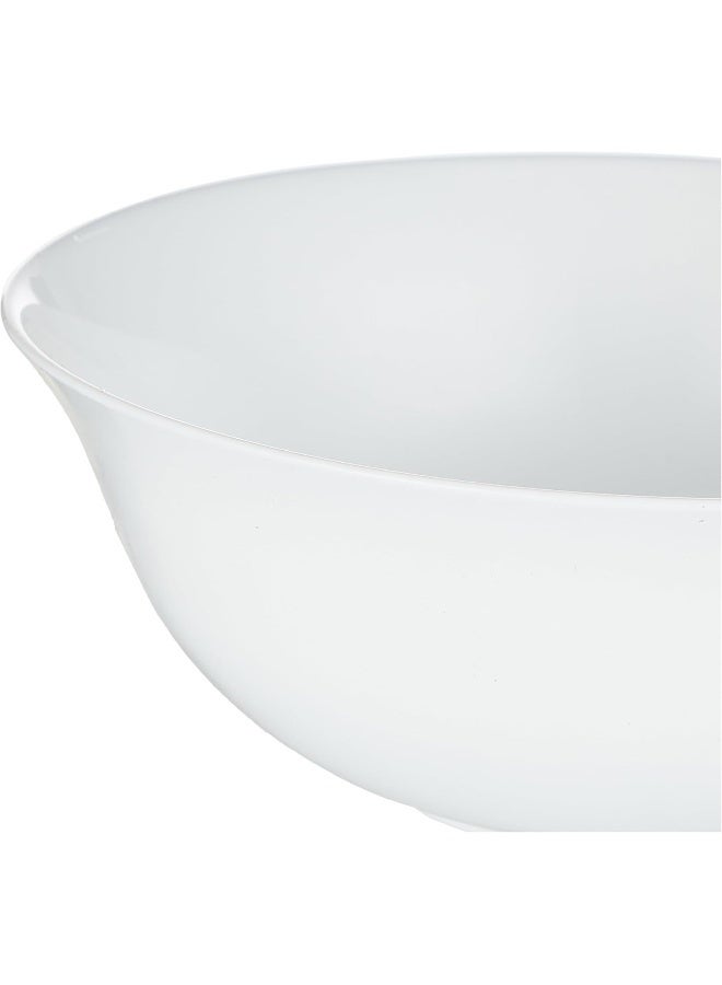 BOROSIL LARAH PLANO WHITE OPAL SERVING BOWL 8' (20 CM), WHITE, 8SRBPLPW, 1 PC white - Image 3