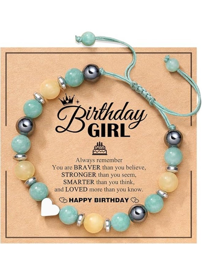 To My Daughter/Granddaughter/Niece Bracelet, Birthday Back to School Graduation Christmas Gifts for Girls - Image 1