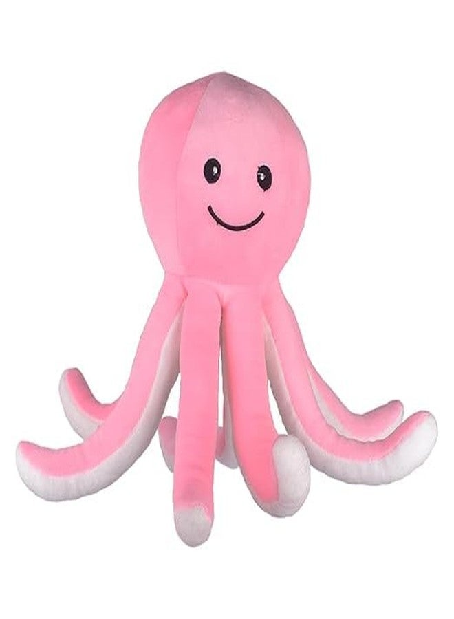 DTR Creation Pink Octopus Plush Soft Toy for Kids - 30cm Stuffed Animal | Cute & Cuddly Sea Animal Toy for Boys & Girls | Birthday Gift - Image 1