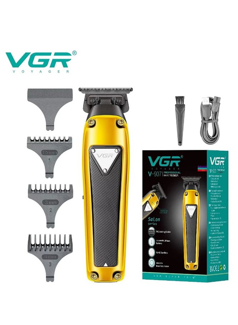 VGR Professional USB Rechargeable V-338  ,LED Display ,  Oil Bottle , Home Functional Reciprocating Shaver, Cleaning brush, Protection cap, USB charging cable, 6pc guide comb , 180 Minutes Operating Time - Image 2