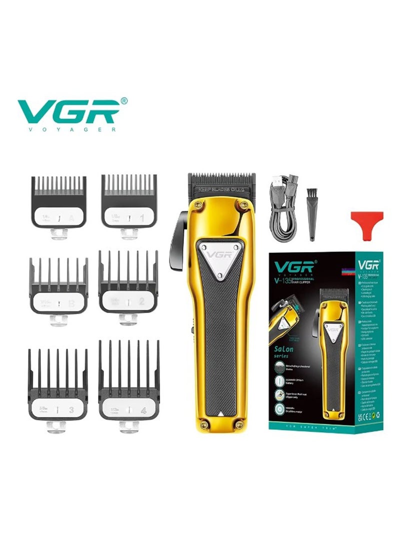 VGR Professional USB Rechargeable V-338  ,LED Display ,  Oil Bottle , Home Functional Reciprocating Shaver, Cleaning brush, Protection cap, USB charging cable, 6pc guide comb , 180 Minutes Operating Time - Image 1