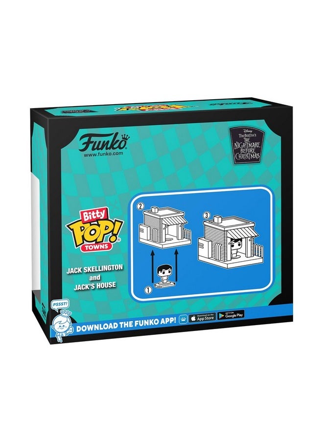 Funko Funko Pop! Bitty Town: The Nightmare Before Christmas- Jack and Jack's House  - Image 3
