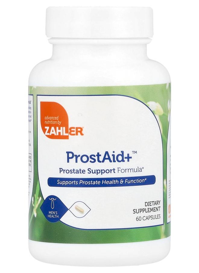 Zahler ProstAid+™ Prostate Support Formula 60 Capsules 
