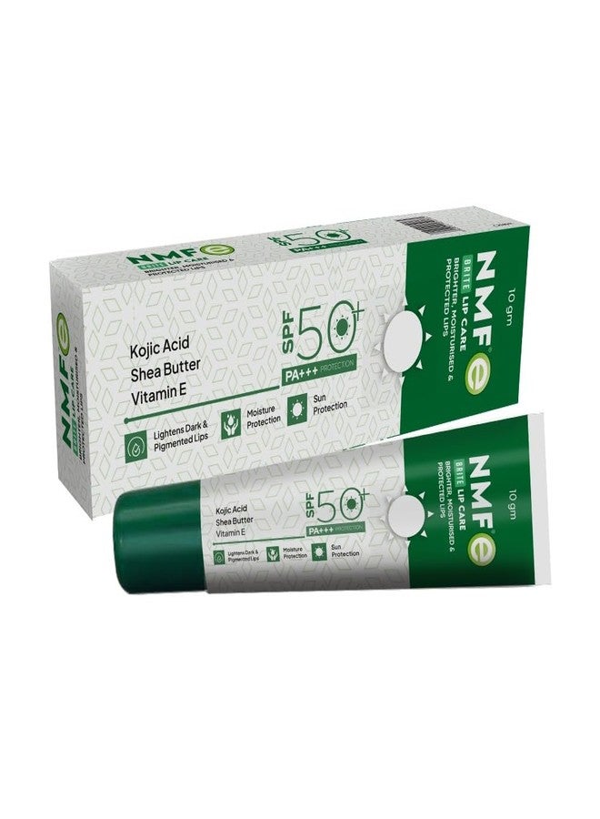 NMFe Brite Lip Care SPF 50 PA+++ | Brightening & Hydrating Lip Balm | Reduces Pigmentation, Dryness & Darkness | Nourishing Lip Lightening Treatment - Image 1