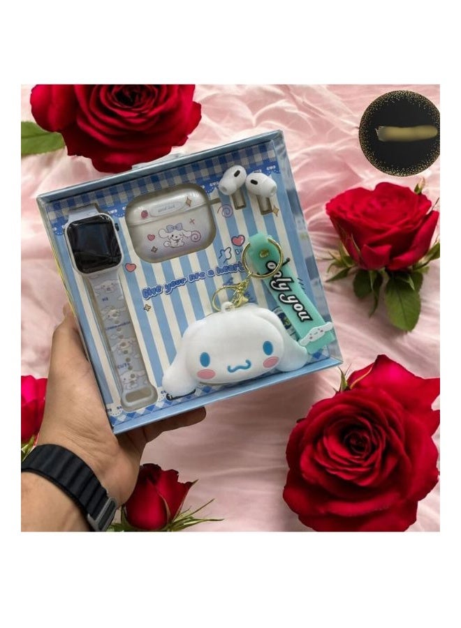 Sanrio Cinnamoroll Smart Watch, Airpods, and Keychain - Image 3