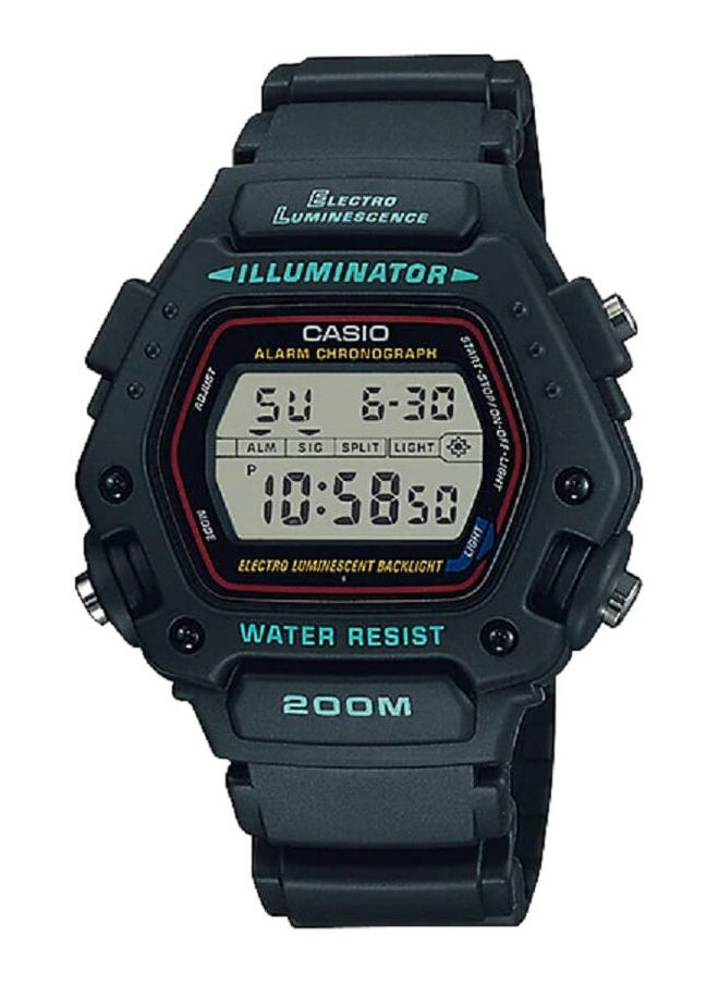CASIO - Resin Digital Wrist Watch DW-290-1VS - Image 1