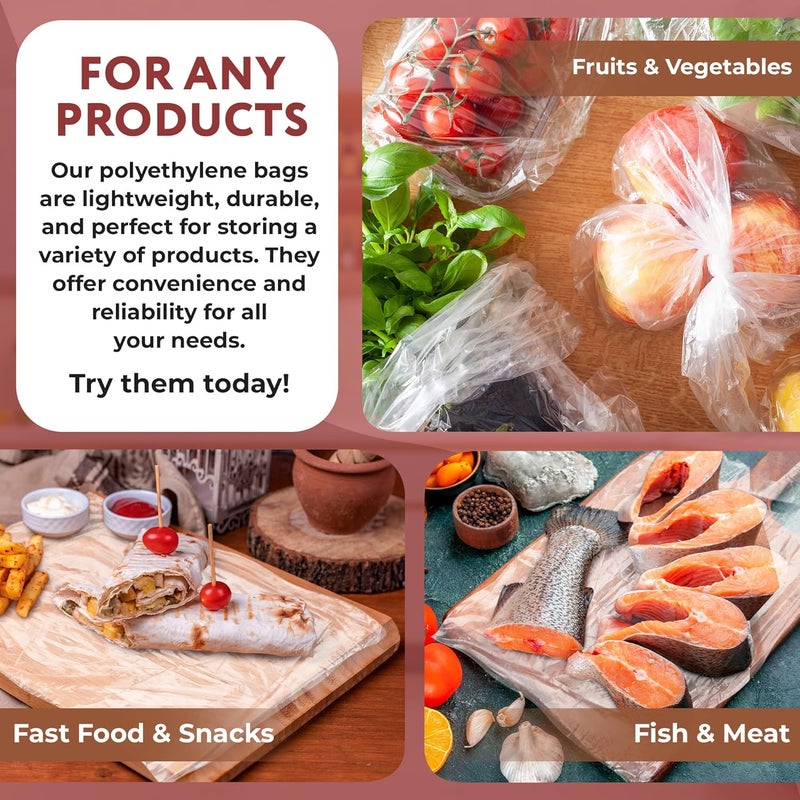 APQ Supply APQ Clear Deli and Bakery Wrap Plastic Sheets, 10 x 10.75 Inches. 1000 Pack Pop-Up Deli Sheets. Pre-Cut Plastic Wrap for Food Service, Baked Gifts - Image 4