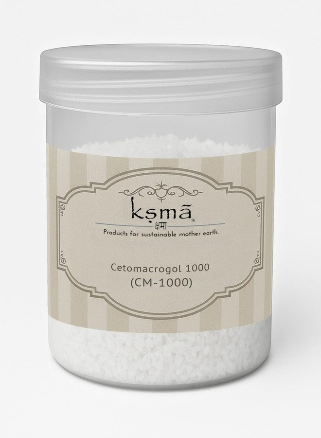 Ksma كسما سيتوماكروغول 1000 (CM-1000) 250 غرام | شمع مستحلب ومثبت من الدرجة التجميلية للكريمات والمستحضرات ومنتجات العناية بالبشرة - Image 1