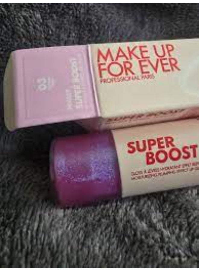 MAKE UP FOR EVER SUPER BOOST LIP GLOSS - 03 - FESTIVAL LILAC - Image 1