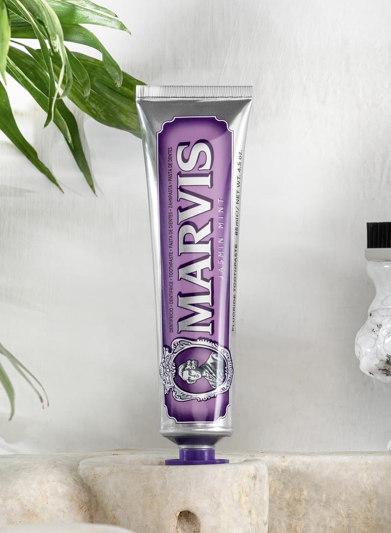 Marvis Jasmin Mint Toothpaste 85ml - A Choice of Brightness and Fragrance Exclusively for Women - Image 3