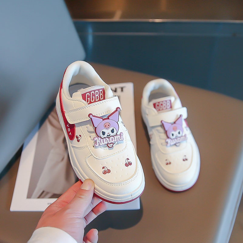 Kids Trendy Sneakers 2024 Spring Autumn New Casual Shoes Red 