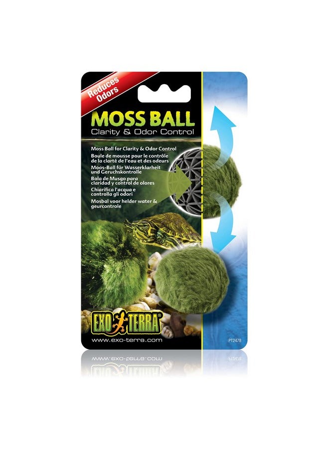 Exo Terra Exo Terra Moss Ball, Water Clarity and Odor Control for Aqua-Terrariums, PT2478, Green  - Image 3