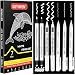 GETHPEN White Ink Pens Fine Point Gel Pens Brush Tip Acrylic Markerswhite paint pen DualTip Opaque Paint Pens for Black Paper Drawing Sketching Illustration Card Making7 Pack - Image 2