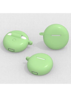 Applicable To Huawei Huaqiang North Edition Airpods Pro6 Protective Case Bluetooth Headset Silicone Protective Case Anti-fall Glue-Color:Matcha Color-Model:Huaqiang North PRO6 Headset (headset Size: 50*50*21.5mm)