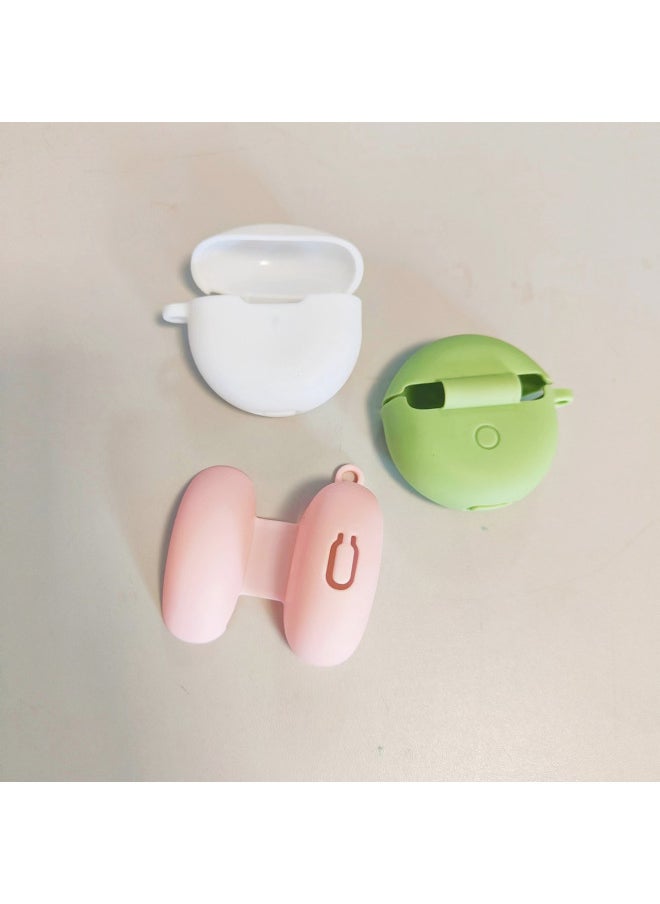 Generic - Applicable To Huawei Huaqiang North Edition Airpods Pro6 Protective Case Bluetooth Headset Silicone Protective Case Anti-fall Glue-Color:Matcha Color-Model:Huaqiang North PRO6 Headset (headset Size: 50*50*21.5mm) - Image 1
