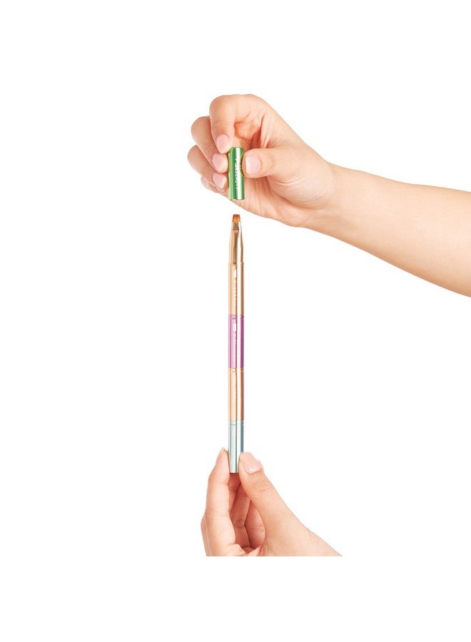 Plum Beauty 4In1 Stackable Travel Makeup Brush Set Multi - Image 2